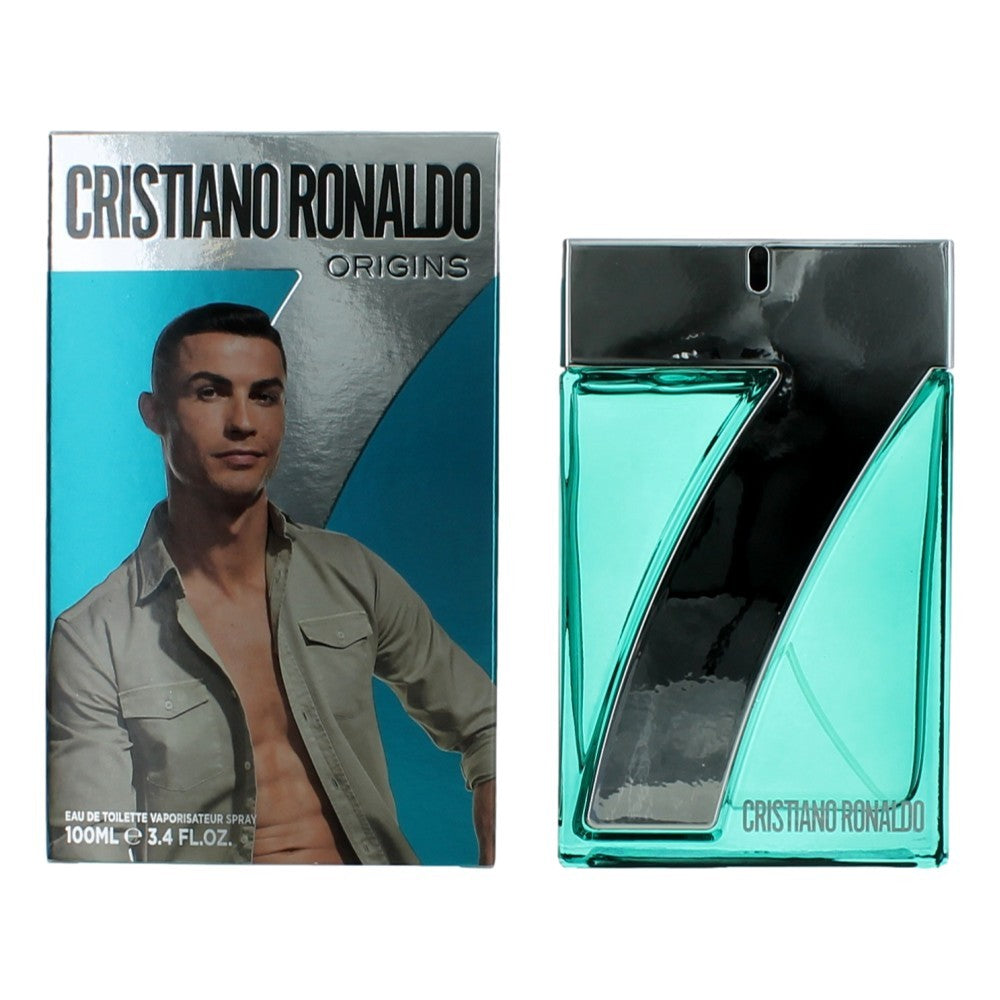 CR7 Origins by Cristiano Ronaldo 3.4 oz Eau de Toilette Spray Cologne for Men