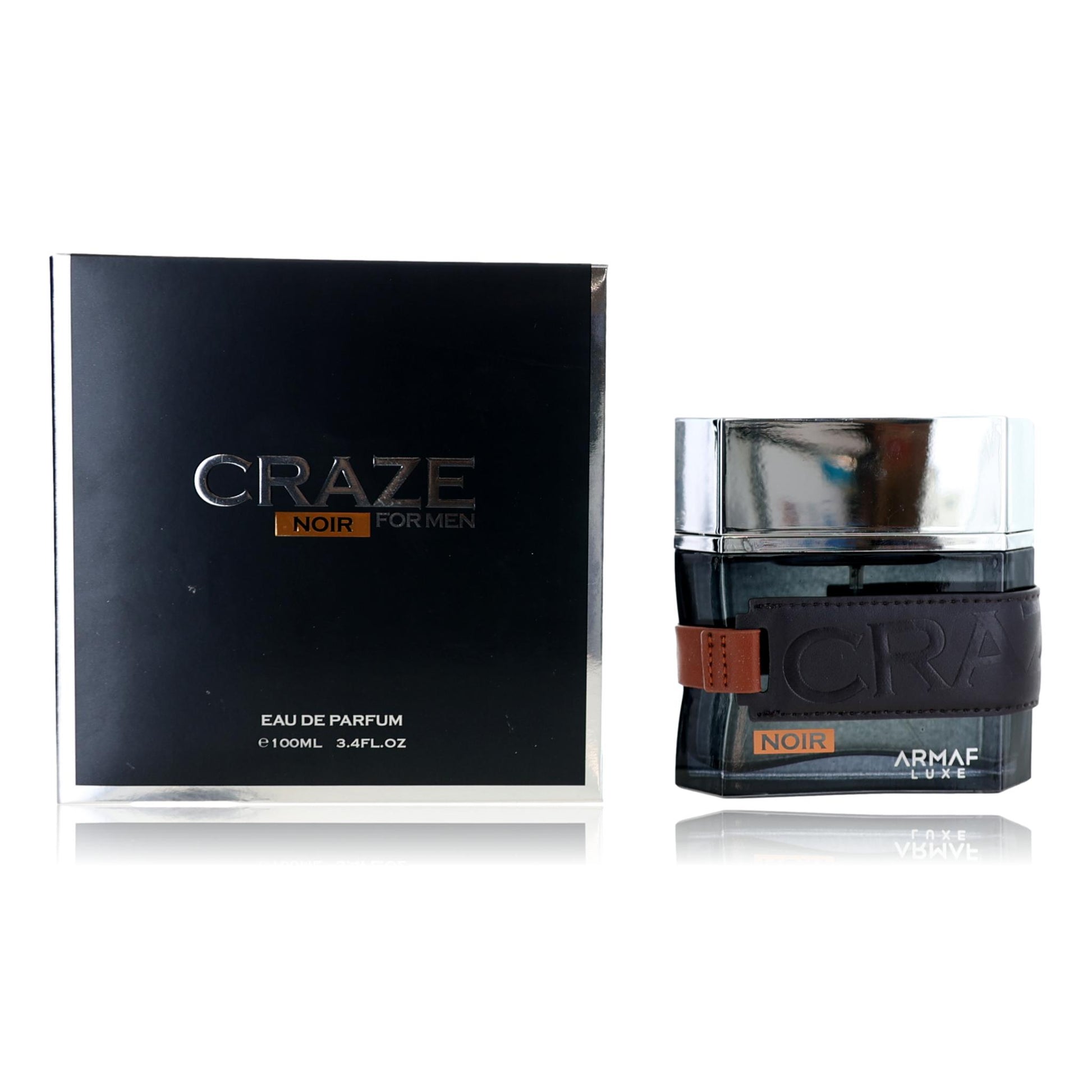 Craze Noir by Armaf 3.4 oz Eau de Parfum Spray Cologne for Men