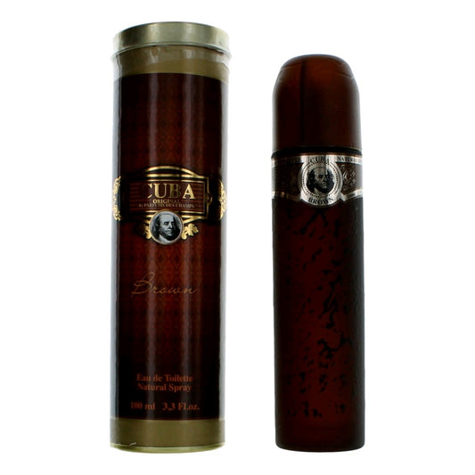 Cuba Brown by Cuba 3.3 oz Eau de Toilette Spray Cologne for Men