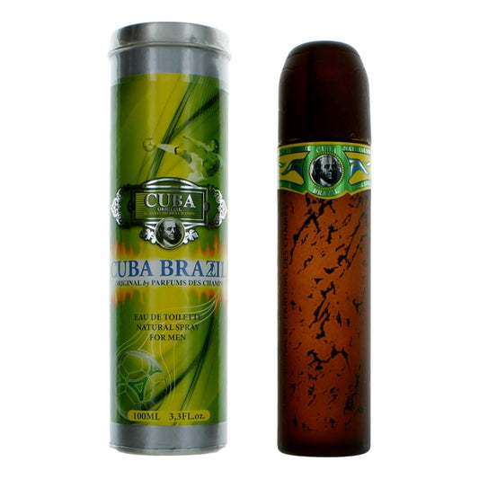 Cuba Brazil by Cuba 3.3 oz Eau de Toilette Spray Cologne for Men