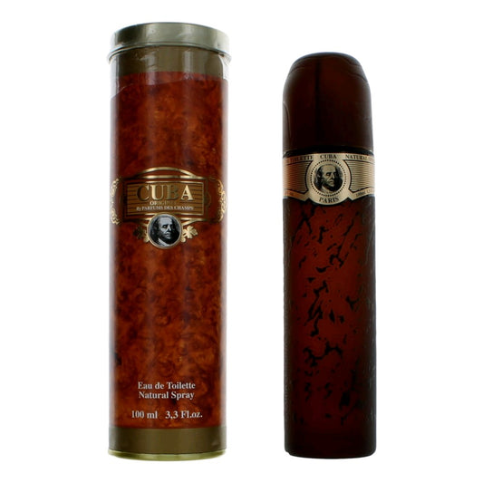 Cuba Gold by Cuba 3.3 oz Eau de Toilette Spray Cologne for Men