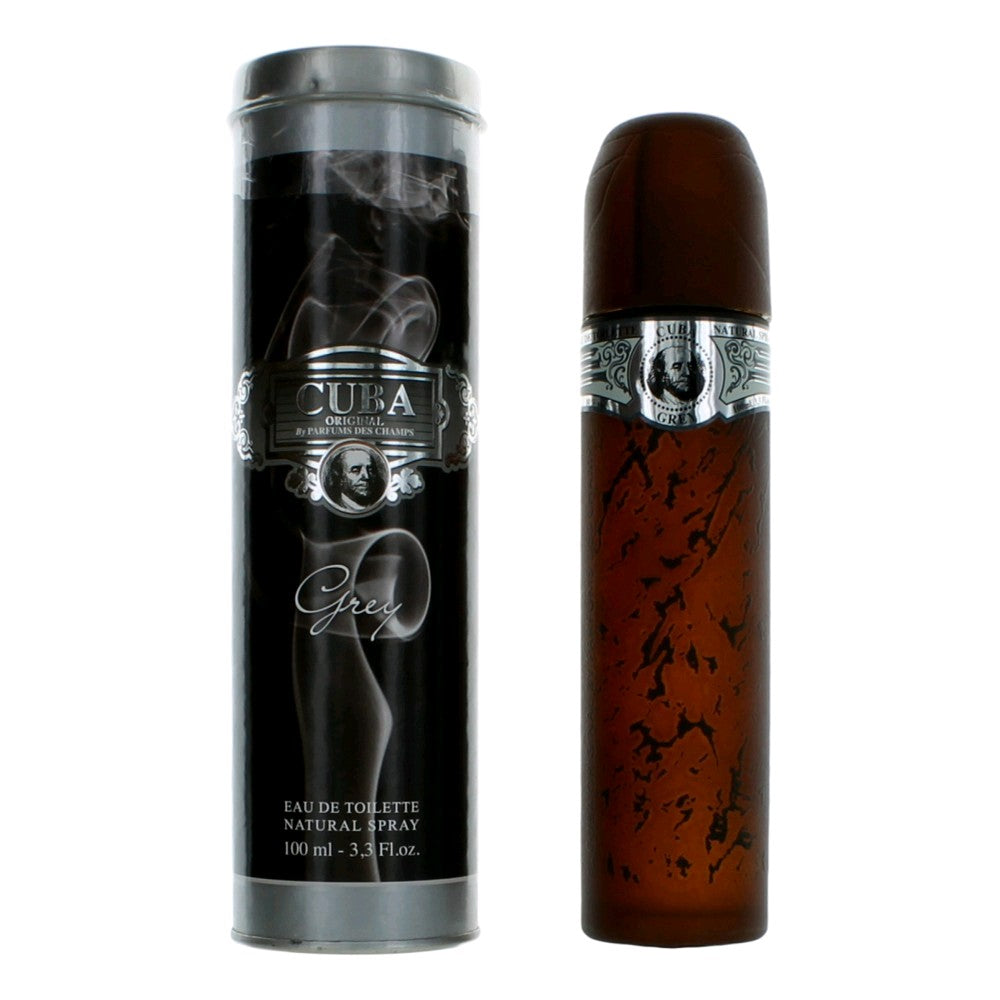 Cuba Grey by Cuba 3.3 oz Eau de Toilette Spray Cologne for Men