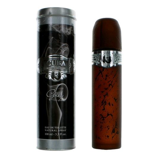 Cuba Grey by Cuba 3.3 oz Eau de Toilette Spray Cologne for Men