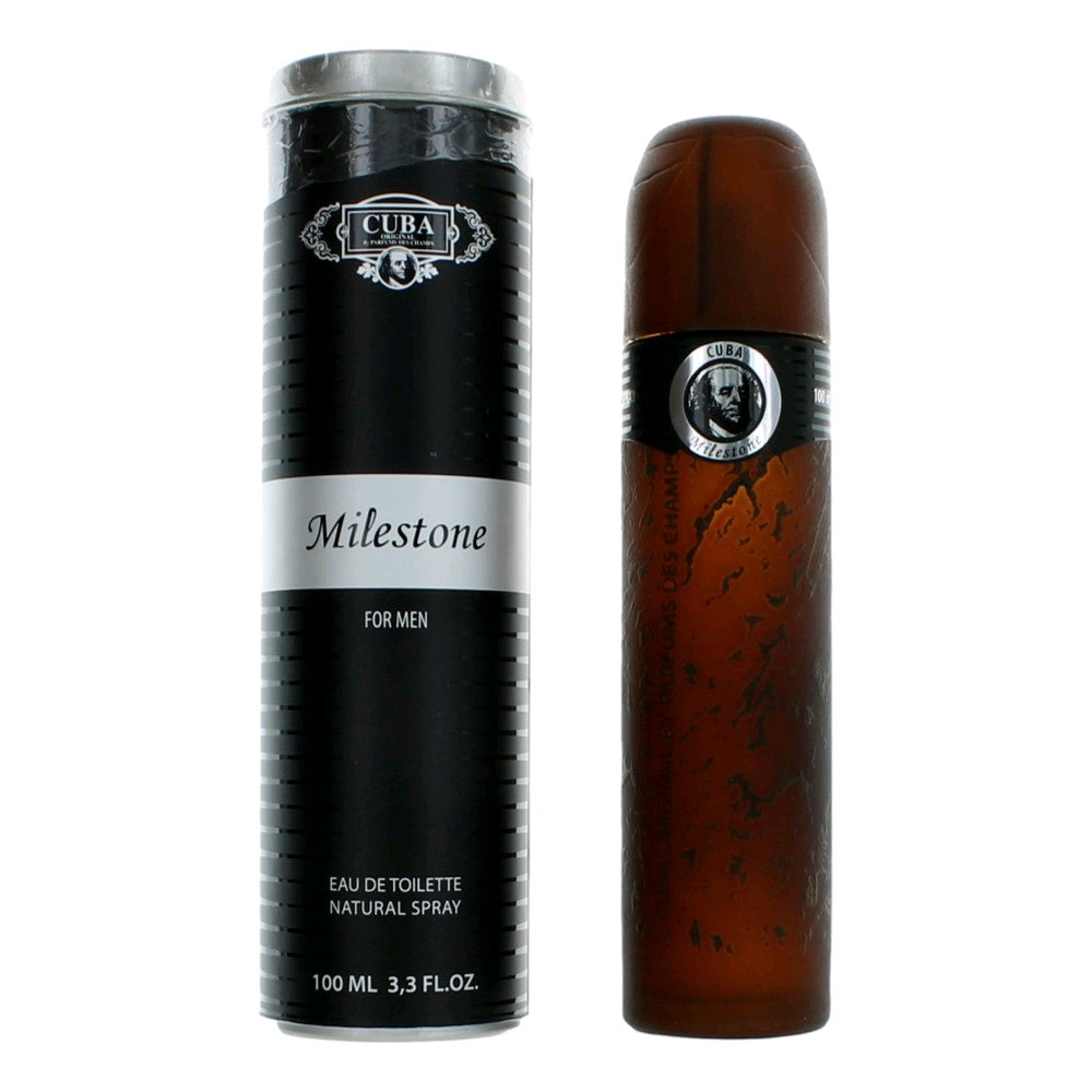 Cuba Milestone by Cuba 3.3 oz Eau de Toilette Spray Cologne for Men