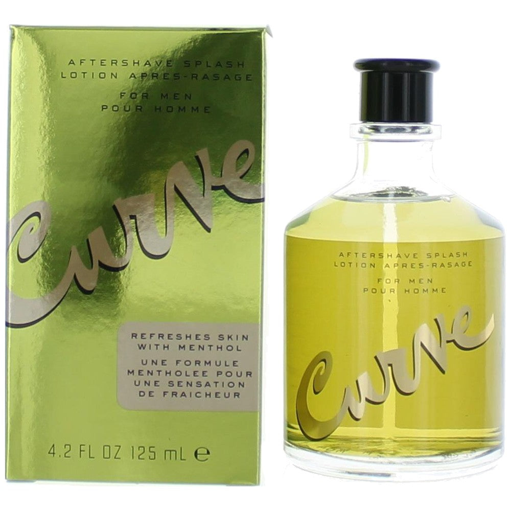 Curve by Liz Claiborne 4.2 oz After Shave Splash Cologne for Men