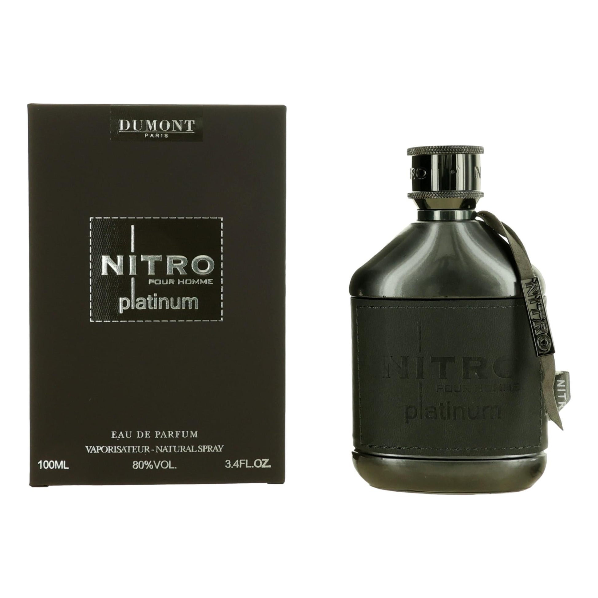 Nitro Platinum by Dumont 3.4 oz Eau de Parfum Spray Cologne for Men