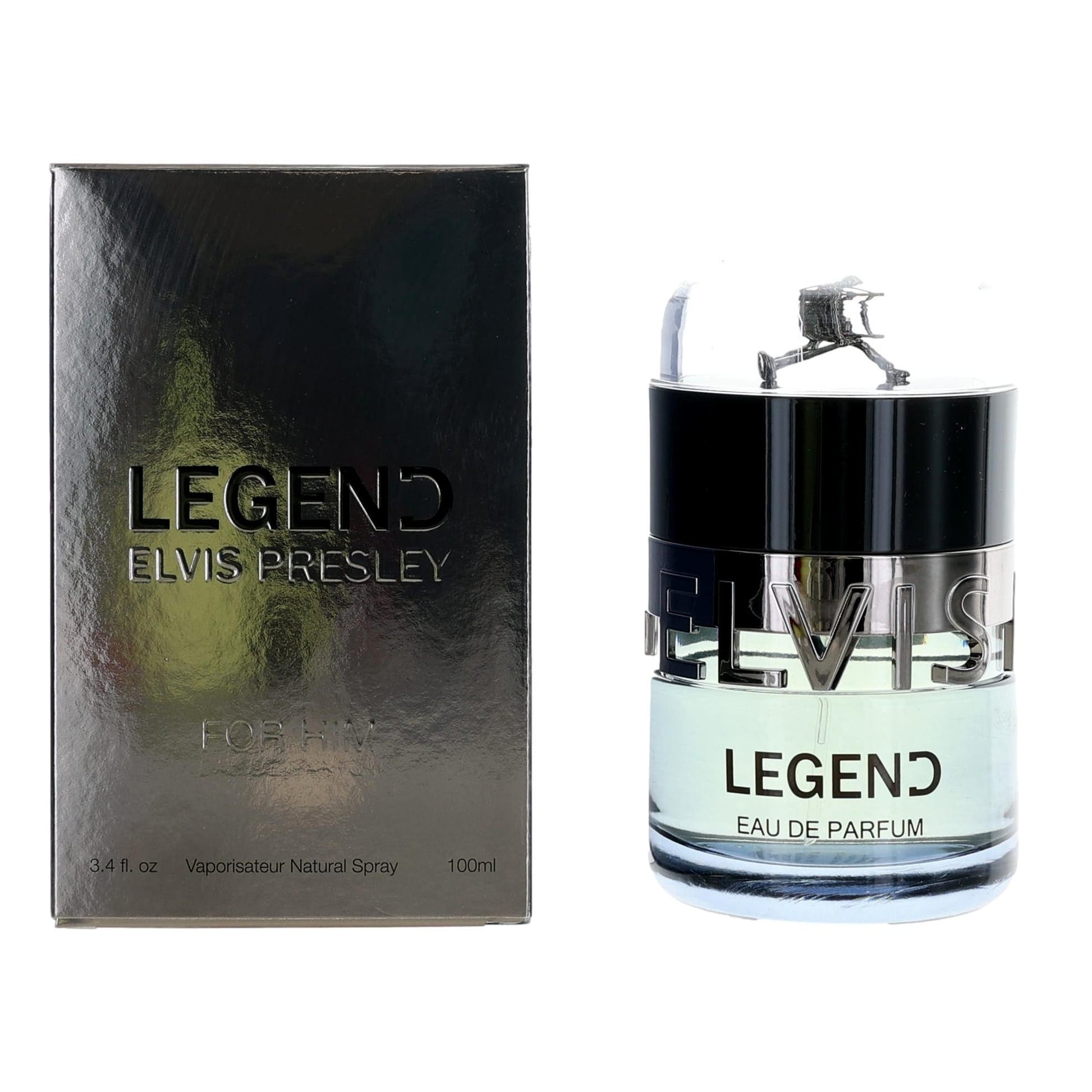 Legend For Him by Elvis Presley 3.4 oz Eau de Parfum Spray Cologne for Men