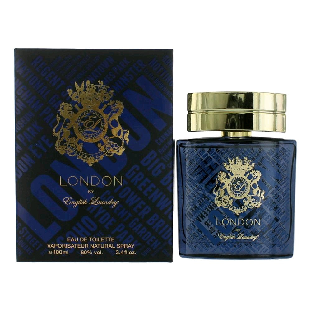 London by English Laundry 3.4 oz Eau de Toilette Spray Cologne for Men