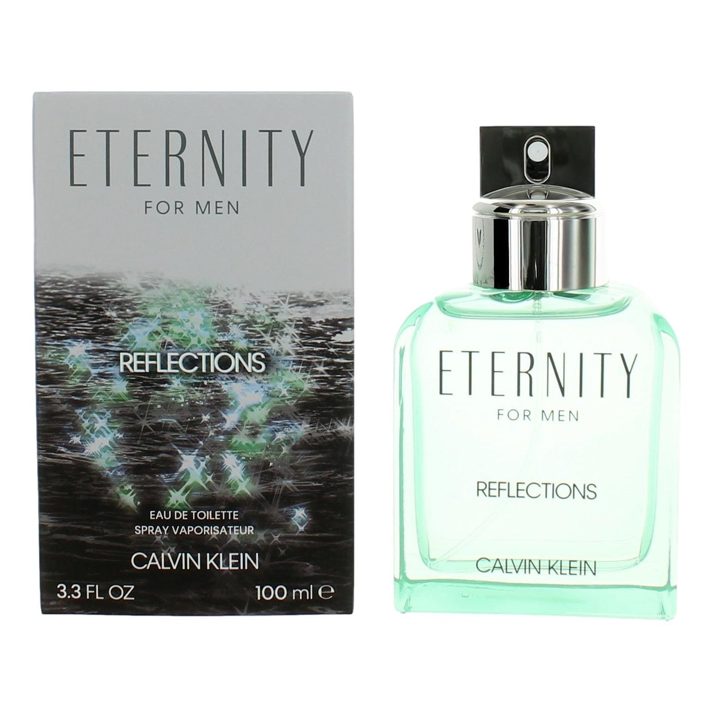 Eternity Reflections by Calvin Klein 3.3 oz Eau de Toilette Spray Cologne for Men