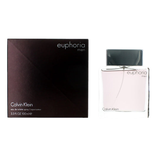 Euphoria by Calvin Klein 3.3 oz Eau de Toilette Spray Cologne for Men