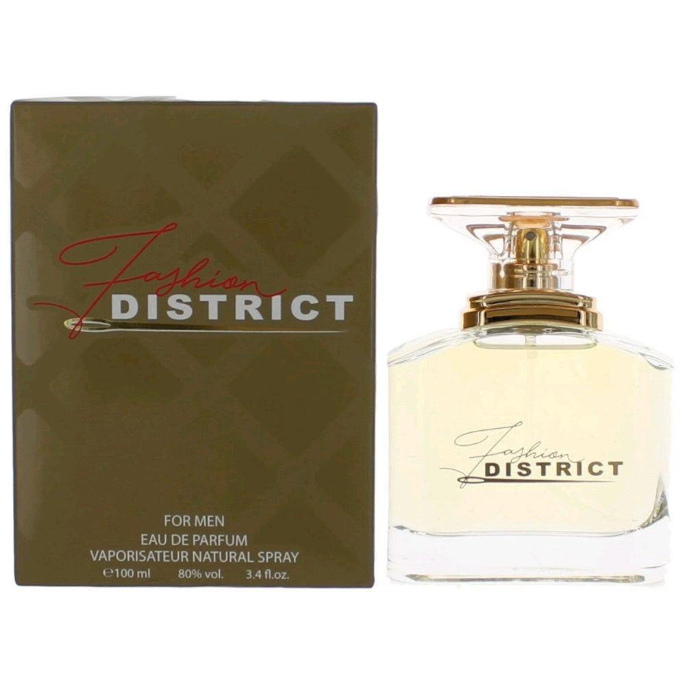 Fashion District by Fashion District 3.4 oz Eau de Parfum Spray Cologne for Men
