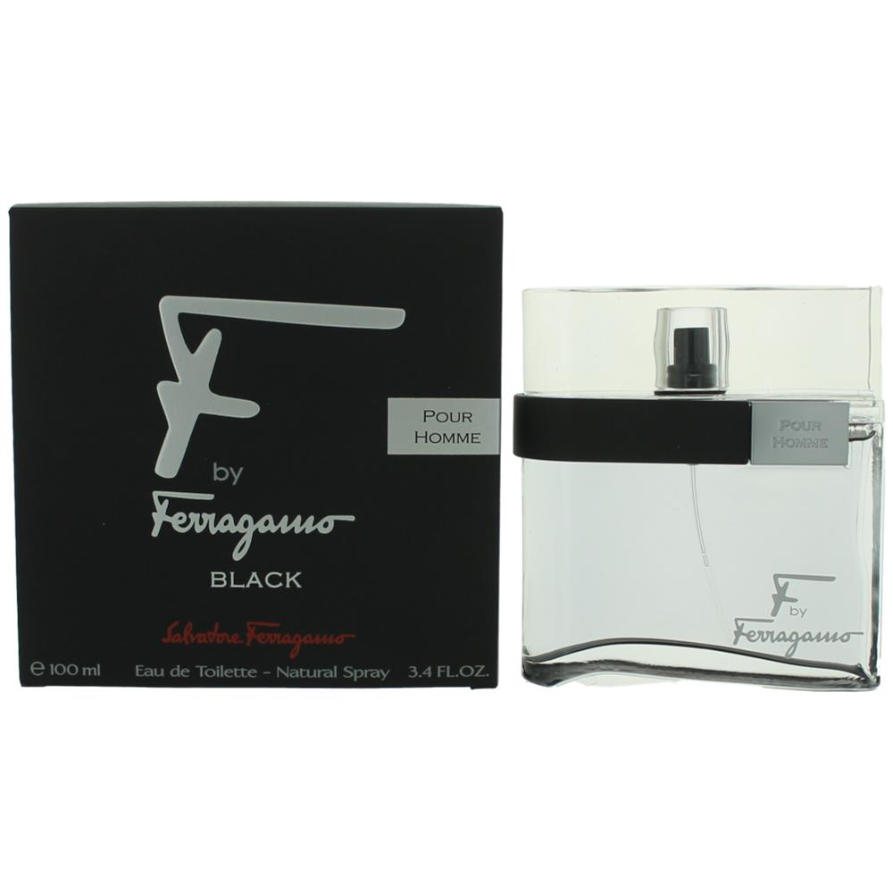 F Black by Salvatore Ferragamo 3.4 oz Eau de Toilette Spray Cologne for Men