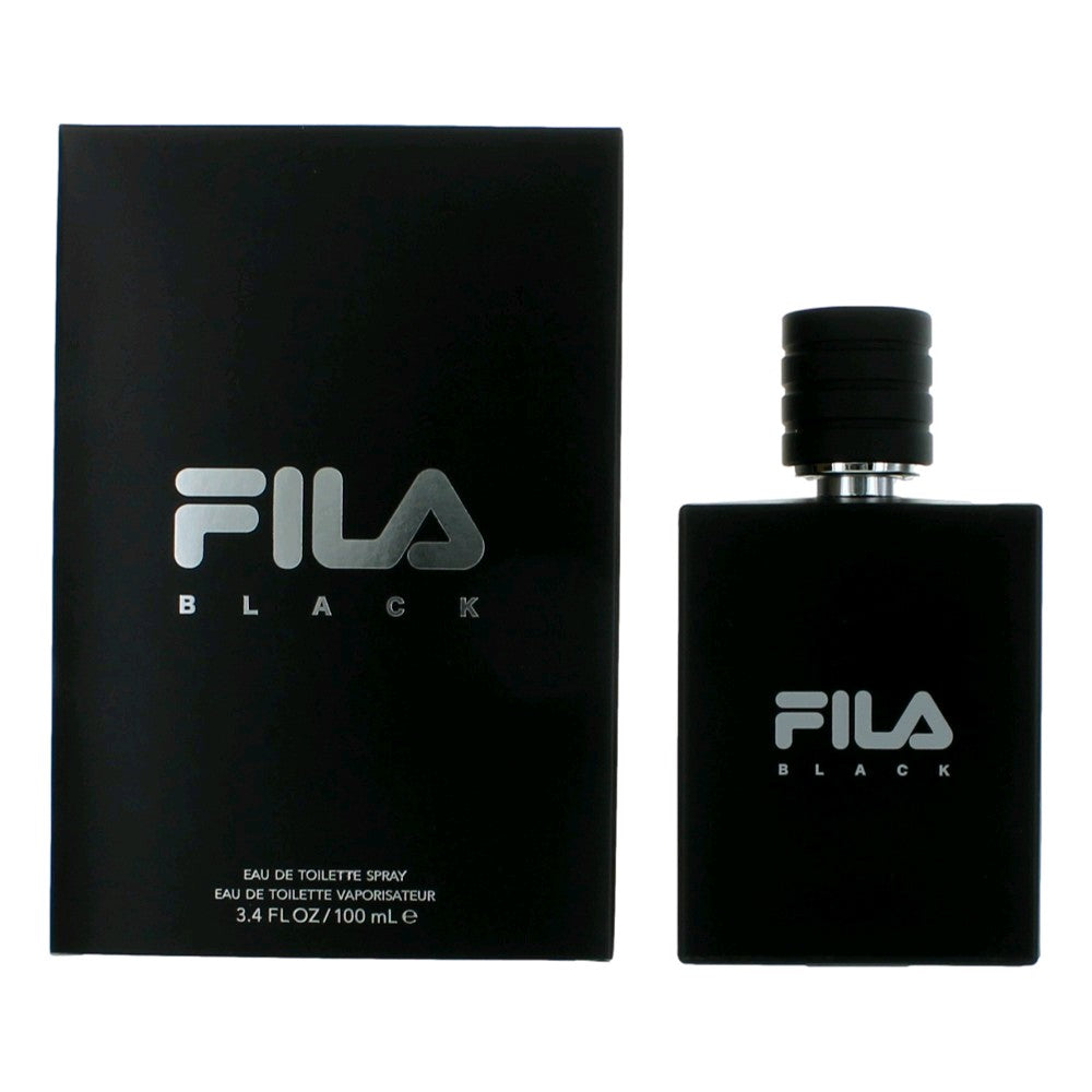 Fila Black by Fila 3.4 oz Eau de Toilette Spray Cologne for Men