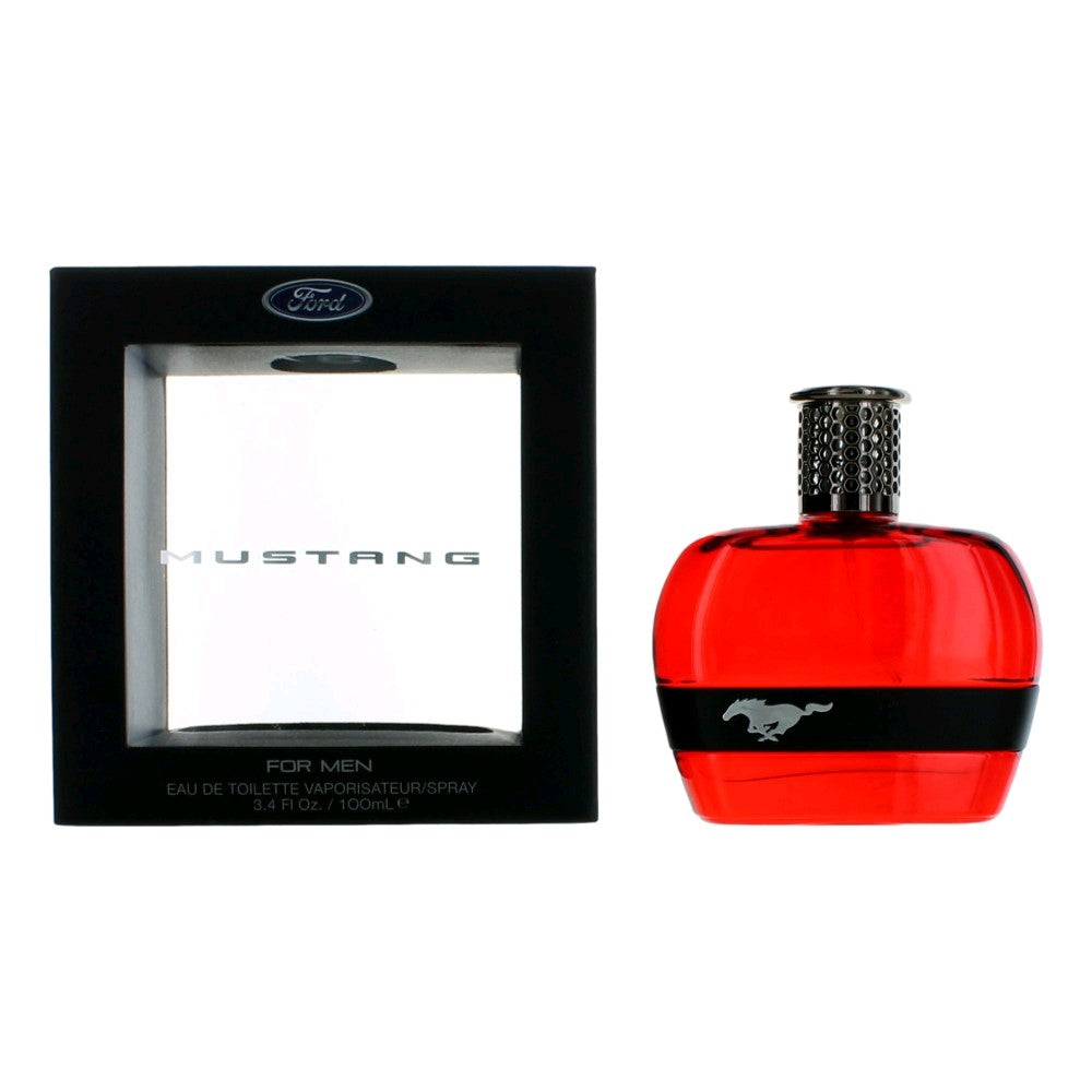 Mustang Red by Mustang 3.4 oz Eau de Toilette Spray Cologne for Men