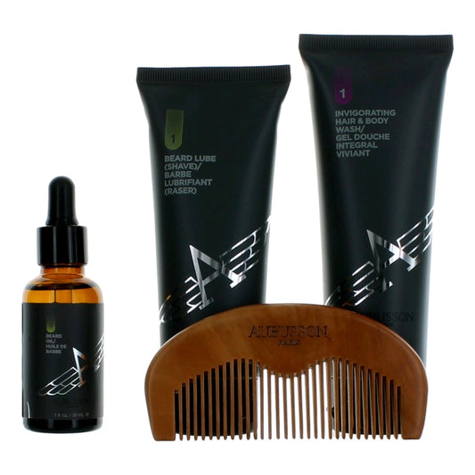 Stratoliner by Aubusson 4 Piece Grooming Advanced Beard Kit System Men