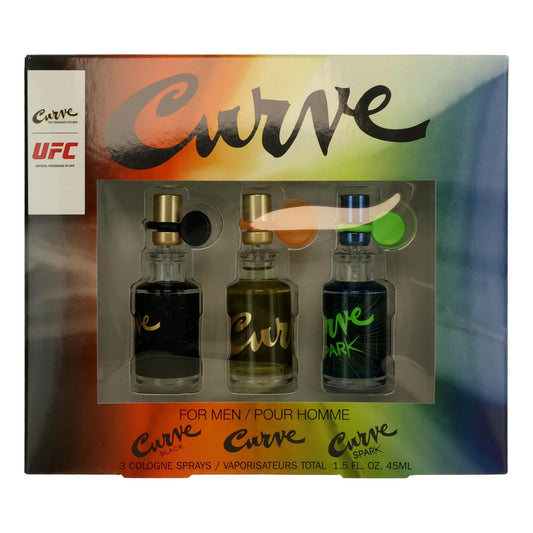 Curve by Liz Claiborne 3 Piece Variety Coffret set for Men