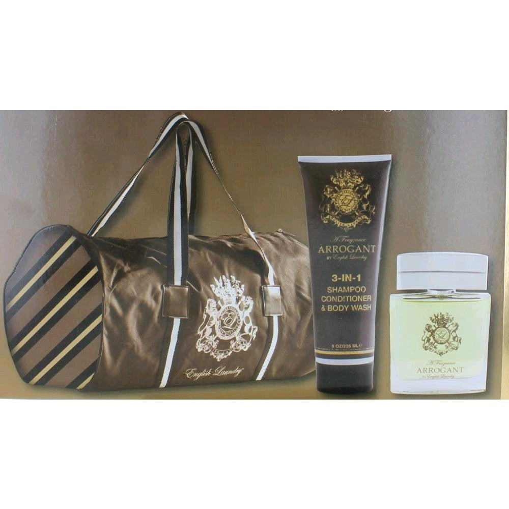 Arrogant by English Laundry 3 Piece Gift Set for Men with Bag