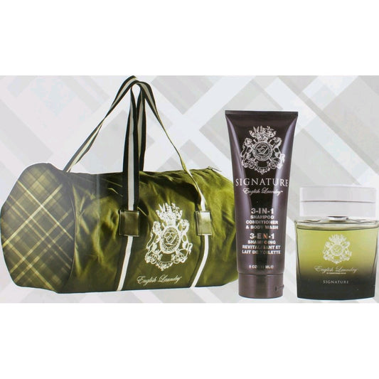 Signature by English Laundry 3 Piece Gift Set for Men with Bag