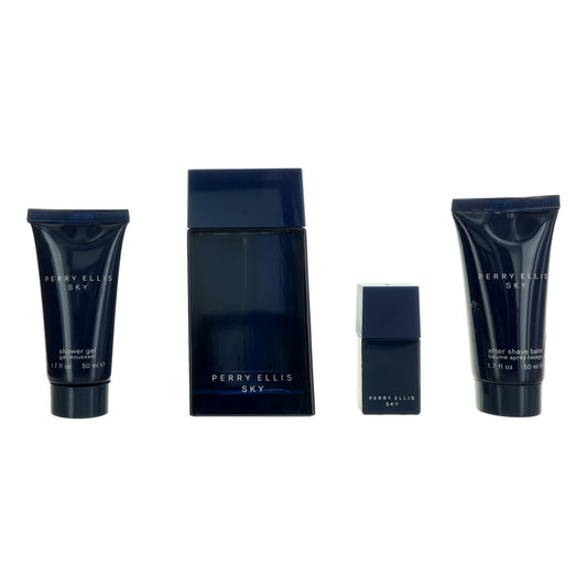 Perry Ellis Sky by Perry Ellis 4 Piece Gift Set for Men