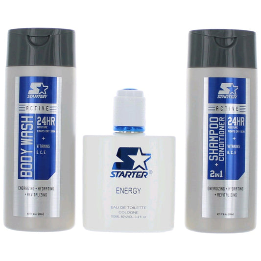 Energy by Starter 3 Piece Gift Set for Men
