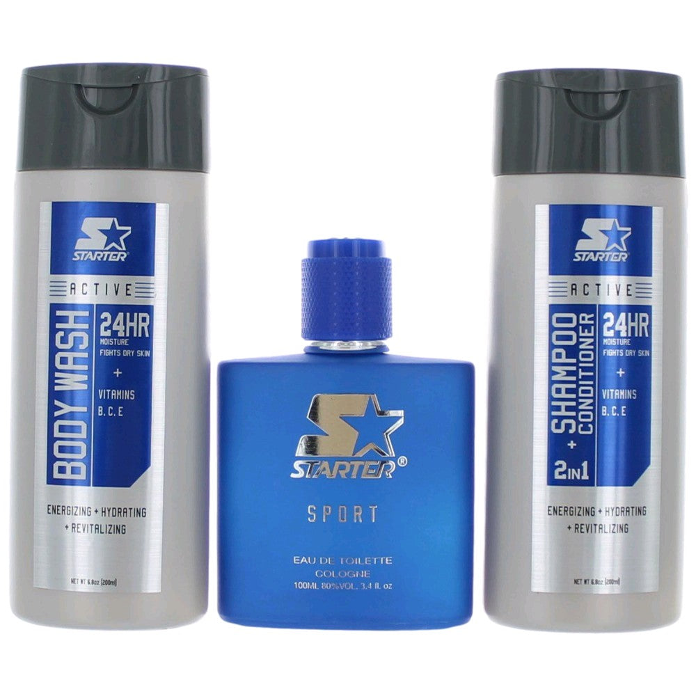 Sport by Starter 3 Piece Gift Set for Men