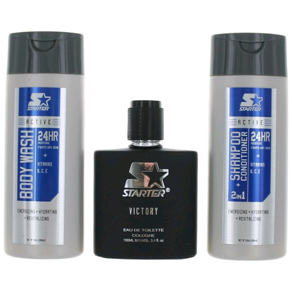 Victory by Starter 3 Piece Gift Set for Men