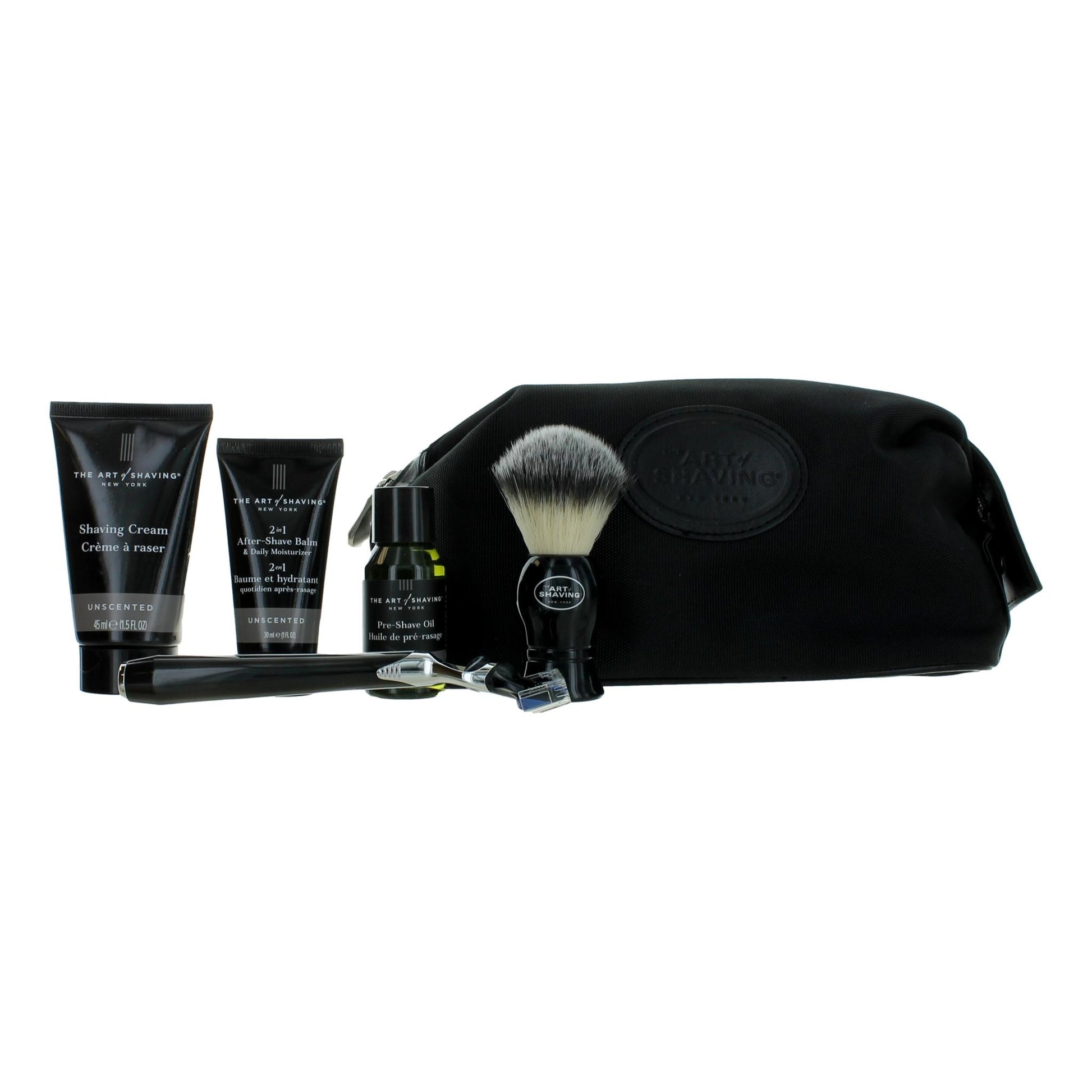 The Art of Shaving Unscented by The Art of Shaving 6 Piece Shaving Kit Men