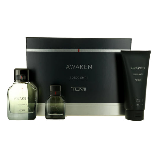 Awaken [08:00 GMT] by Tumi 3 Piece Gift Set for Men