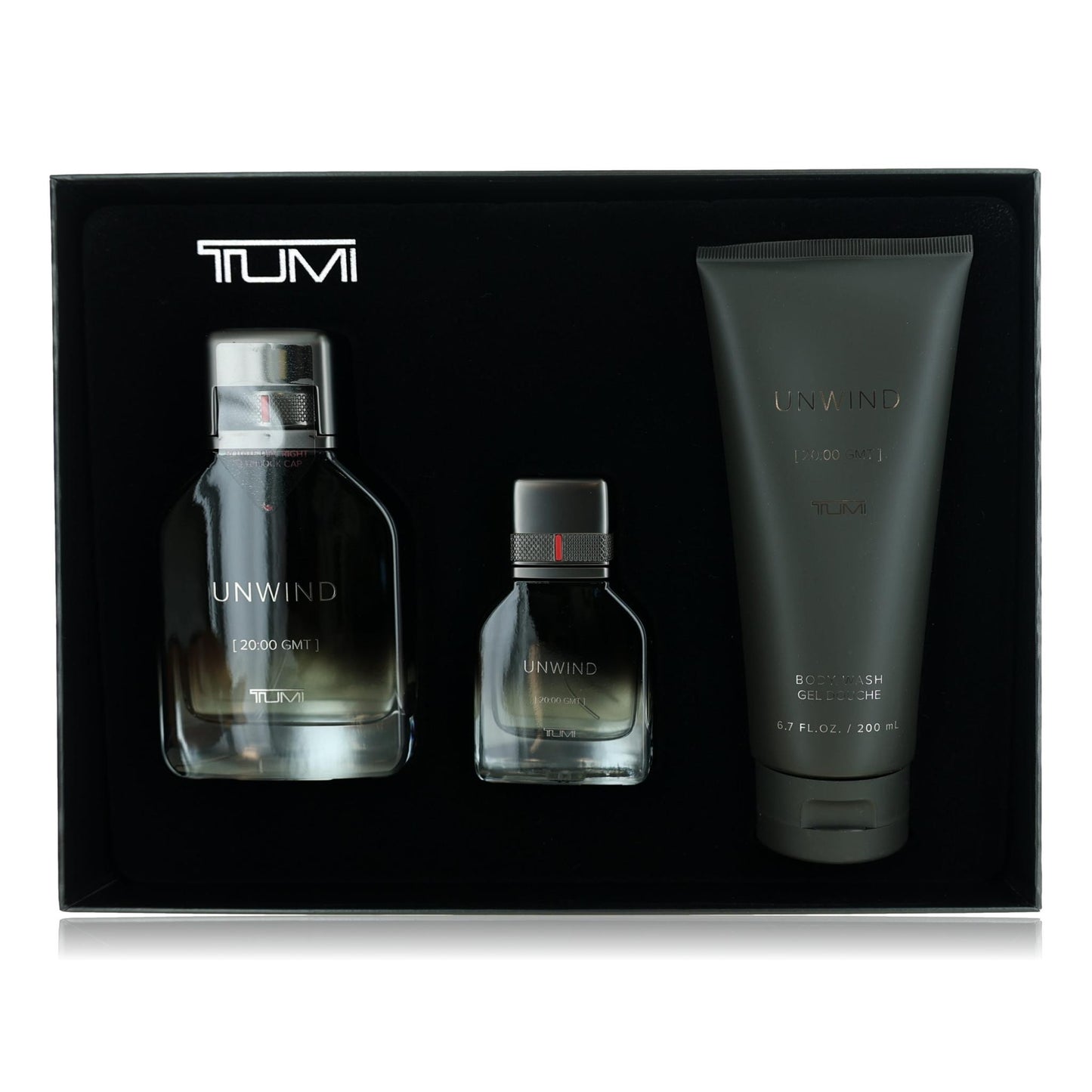 Unwind [20:00 GMT] by Tumi 3 piece Gift Set for Men