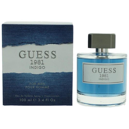 Guess 1981 Indigo by Guess 3.4 oz Eau de Toilette Spray Cologne for Men