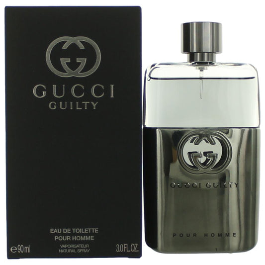 Gucci Guilty Pour Homme by Gucci 3 oz Eau de Toilette Spray Cologne for Men