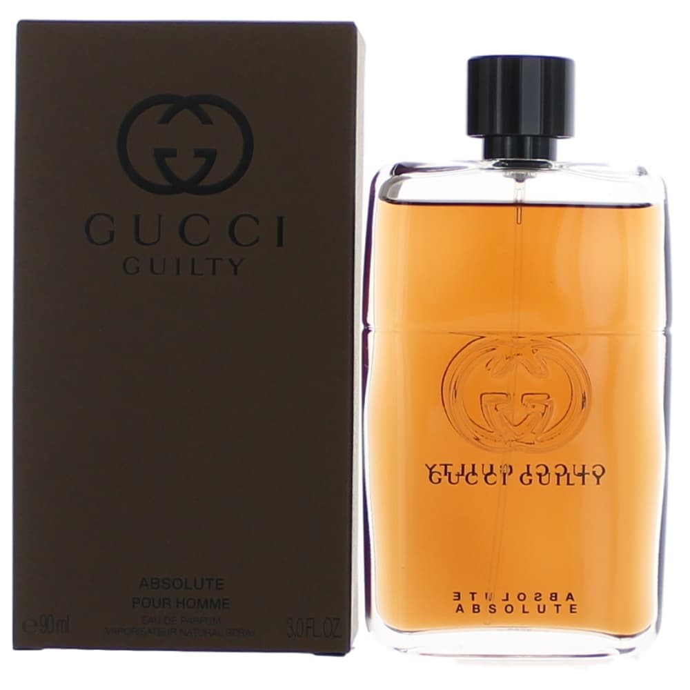 Gucci Guilty Absolute Pour Homme by Gucci 3 oz Eau de Parfum Spray Cologne for Men