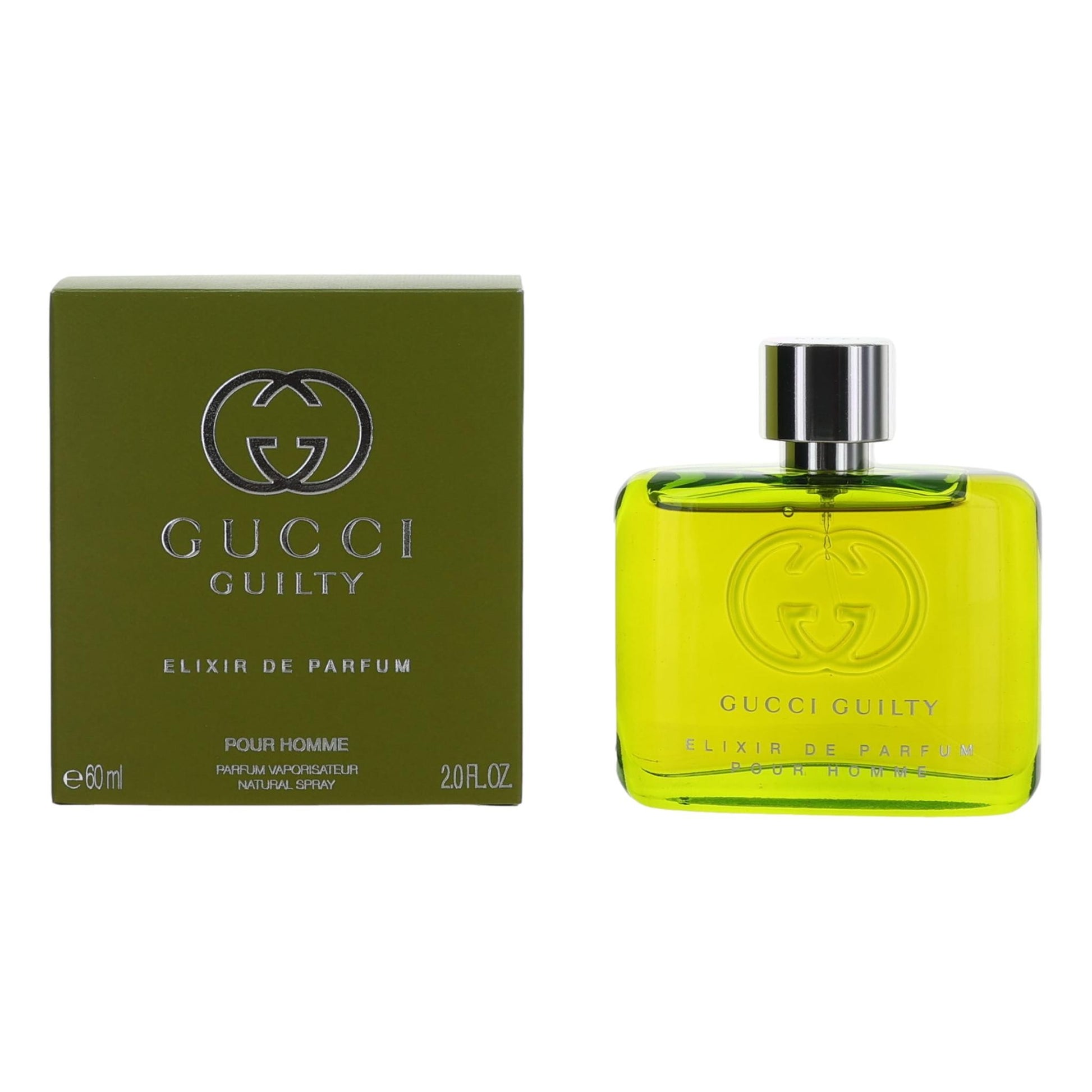 Gucci Guilty Elixir De Parfum Pour Homme by Gucci 2 oz Parfum Spray Cologne for Men