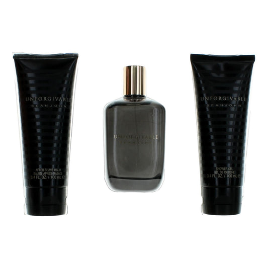 Unforgivable by Sean John 3 Piece Gift Set for Men