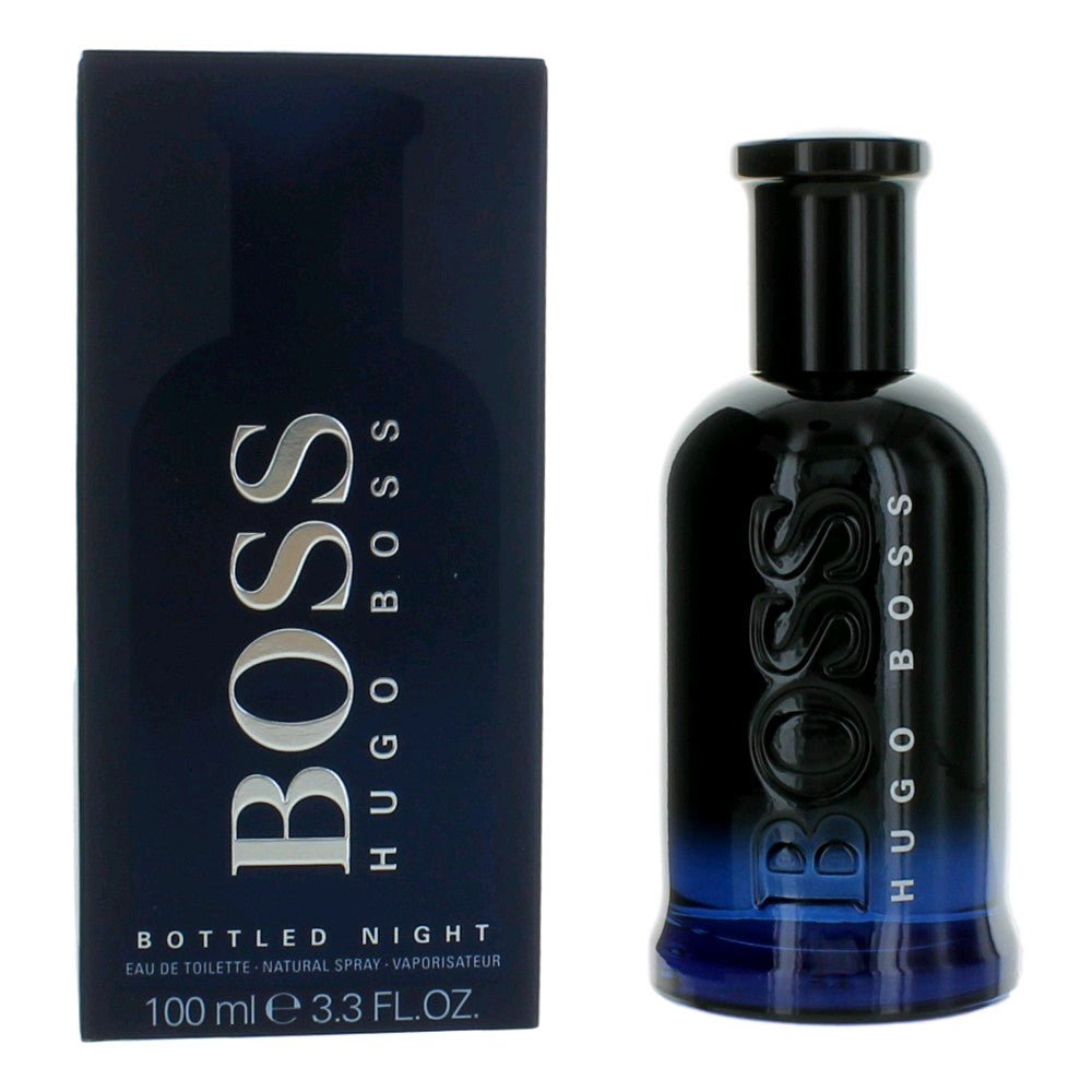Boss Bottled Night by Hugo Boss 3.3 oz Eau de Toilette Spray Cologne for Men