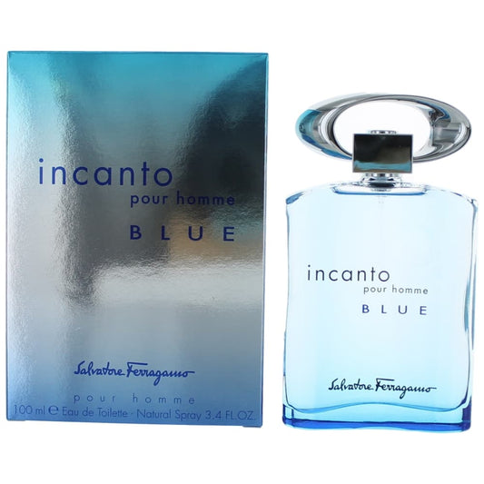 Incanto Blue by Salvatore Ferragamo 3.4 oz Eau de Toilette Spray Cologne for Men