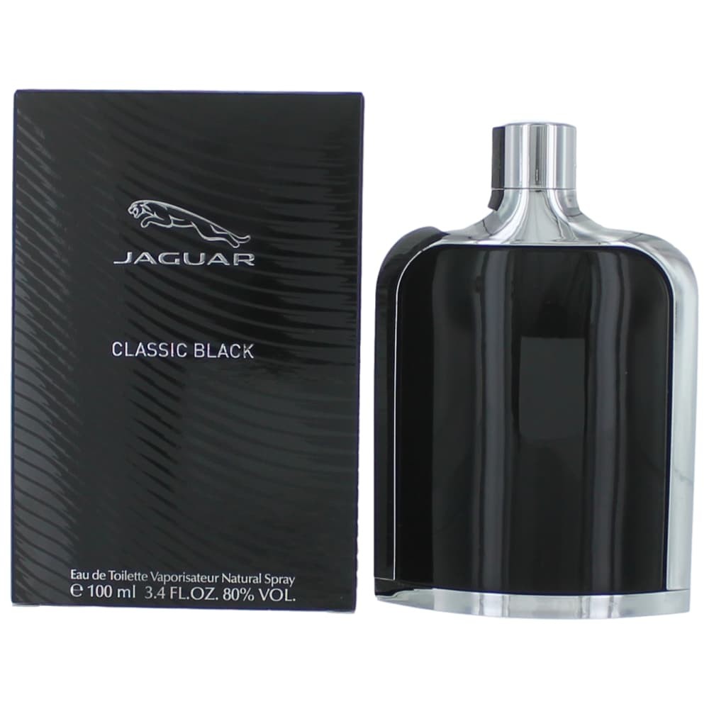 Jaguar Classic Black by Jaguar 3.4 oz Eau de Toilette Spray Cologne for Men