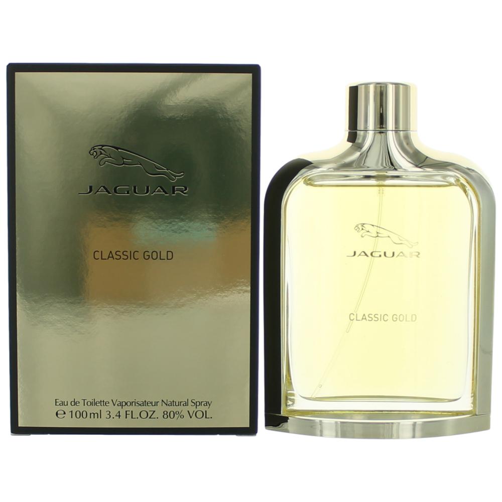 Jaguar Classic Gold by Jaguar 3.4 oz Eau de Toilette Spray Cologne for Men