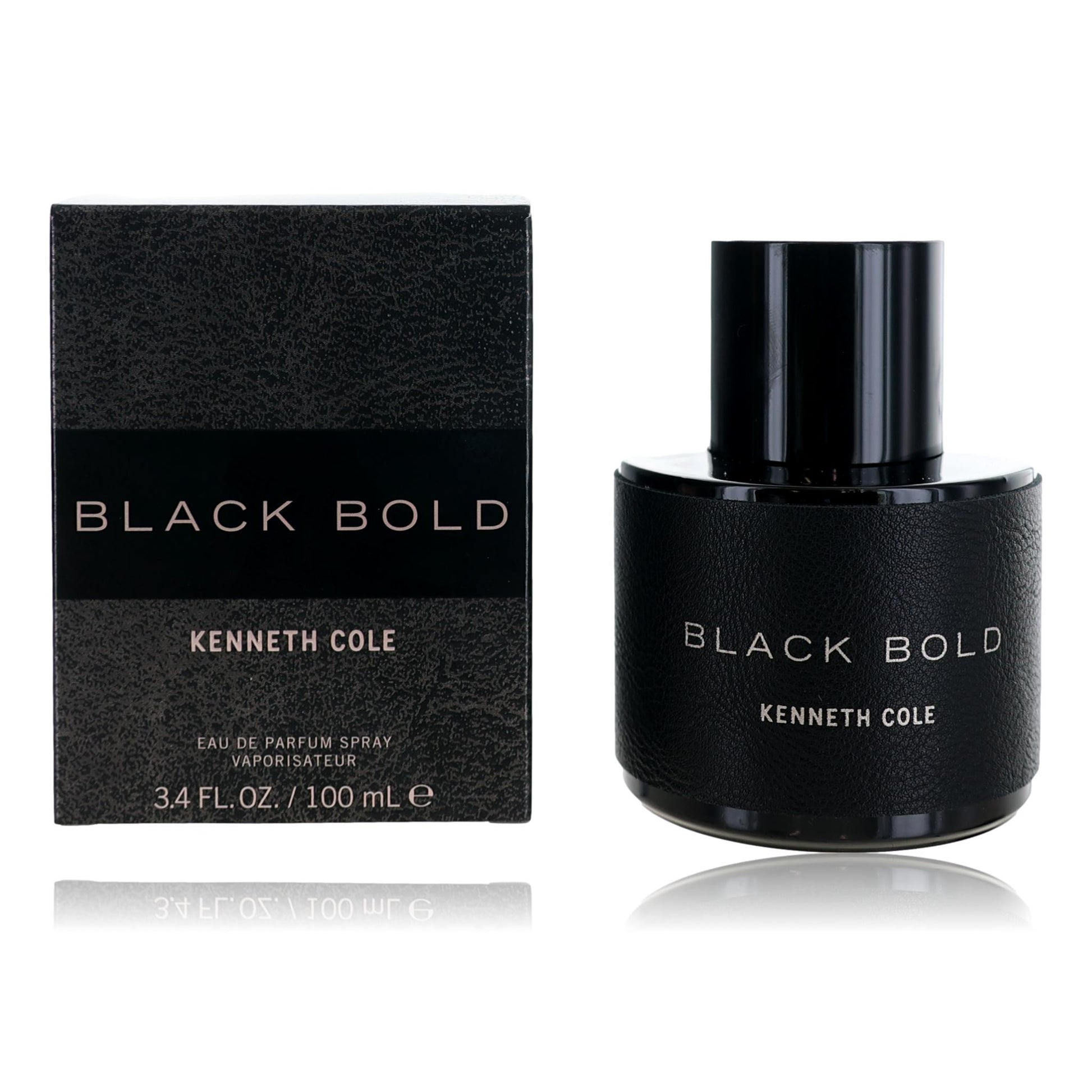 Kenneth Cole Black Bold by Kenneth Cole 3.4 oz Eau de Parfum Spray Cologne for Men 