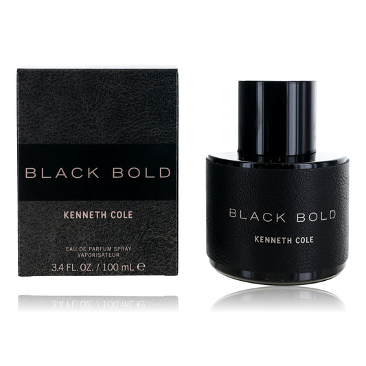 Kenneth Cole Black Bold by Kenneth Cole 3.4 oz Eau de Parfum Spray Cologne for Men 