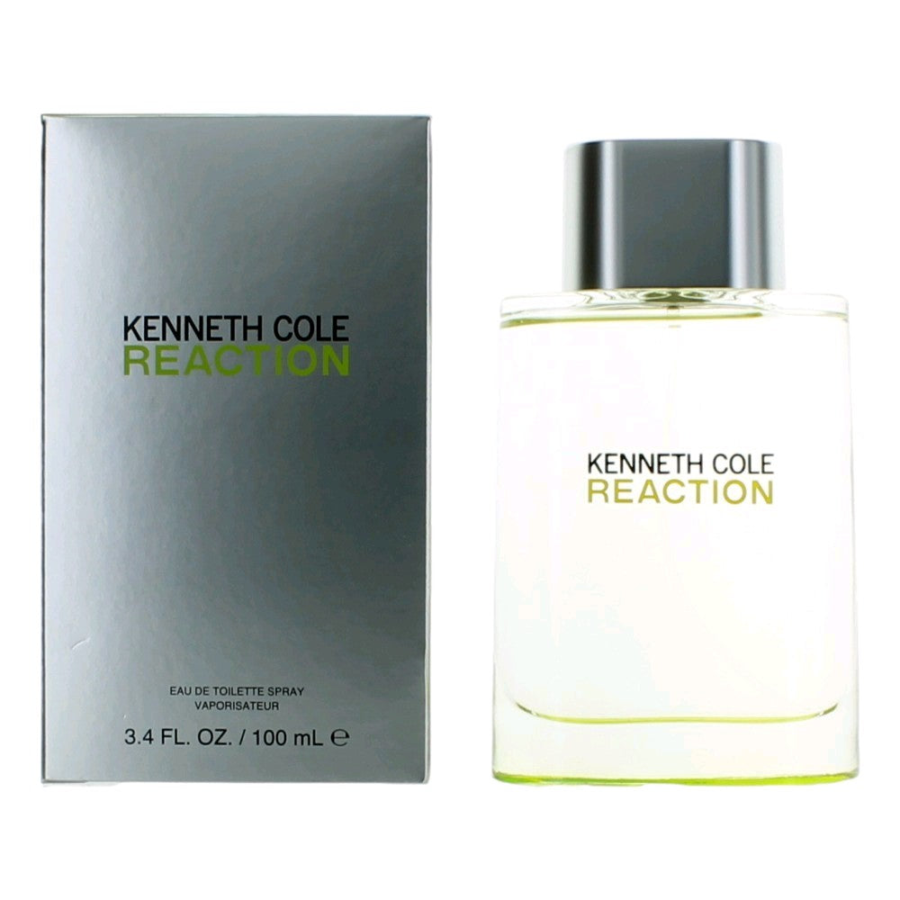 Reaction by Kenneth Cole 3.4 oz Eau de Toilette Spray Cologne for Men