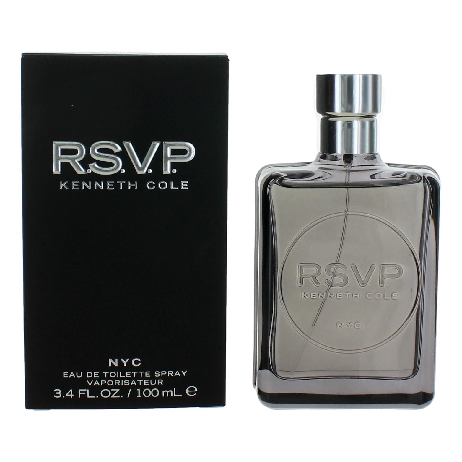 RSVP by Kenneth Cole 3.4 oz Eau de Toilette Spray Cologne for Men