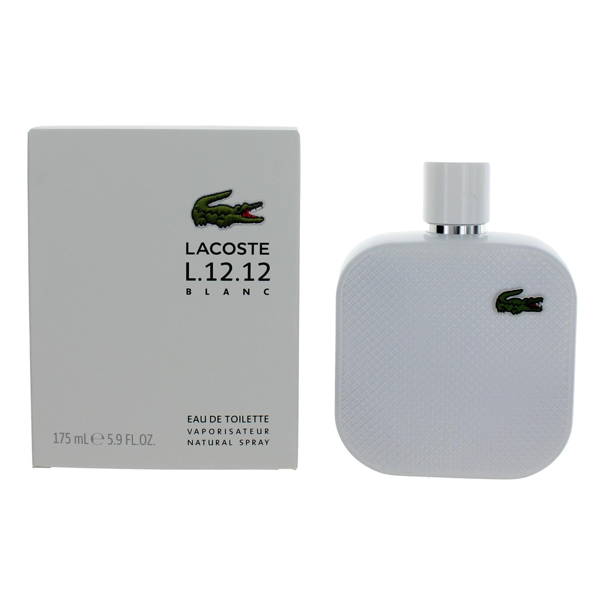 Lacoste L.12.12 White Blanc by Lacoste 5.9 oz Eau de Toilette Spray Cologne for Men