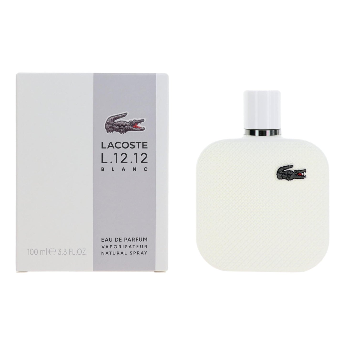 Lacoste L.12.12 White Blanc by Lacoste 3.3 oz Eau de Parfum Spray Cologne for Men