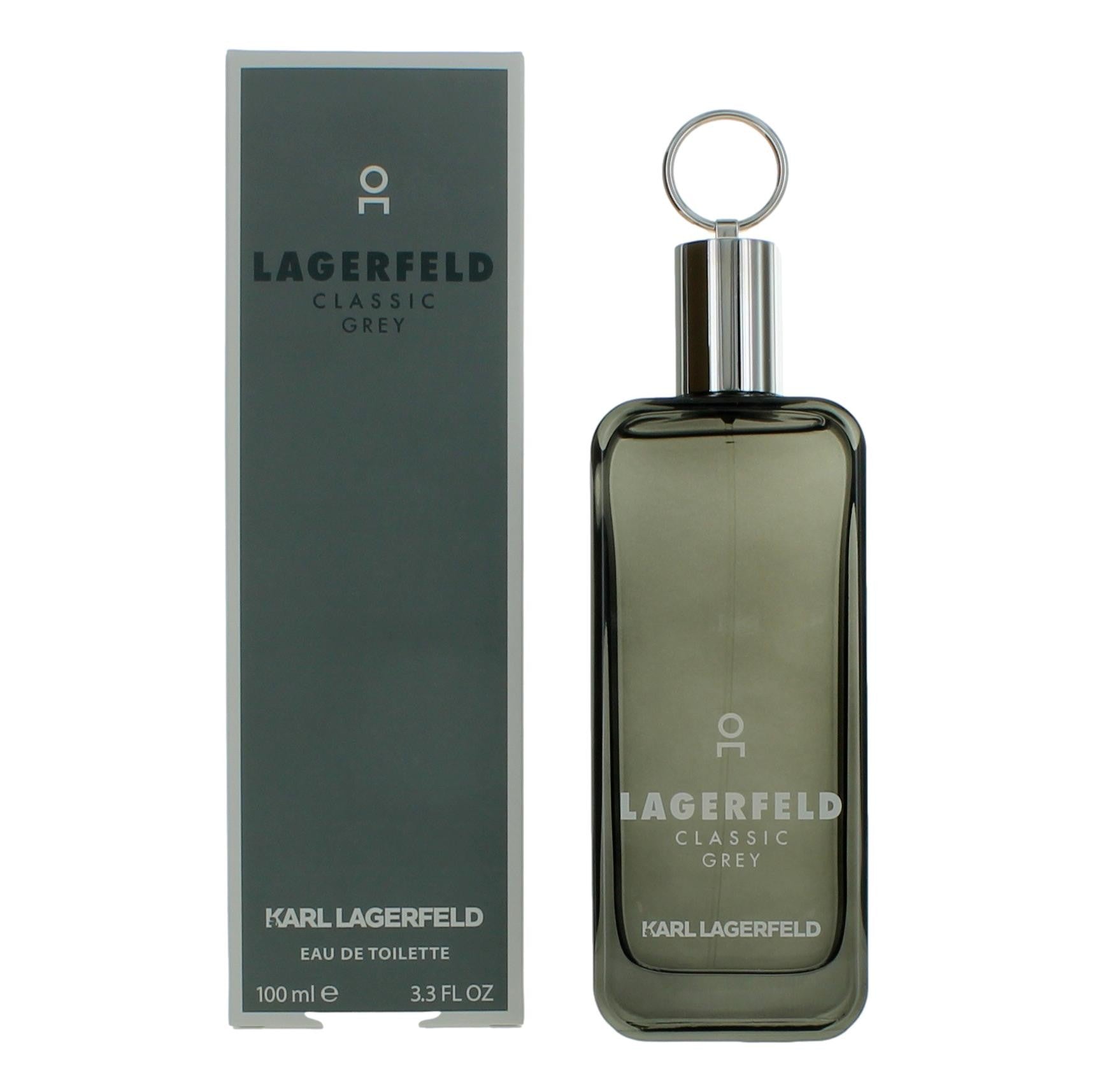 Lagerfeld Classic Grey by Karl Lagerfeld 3.3 oz Eau de Toilette Spray Cologne for Men