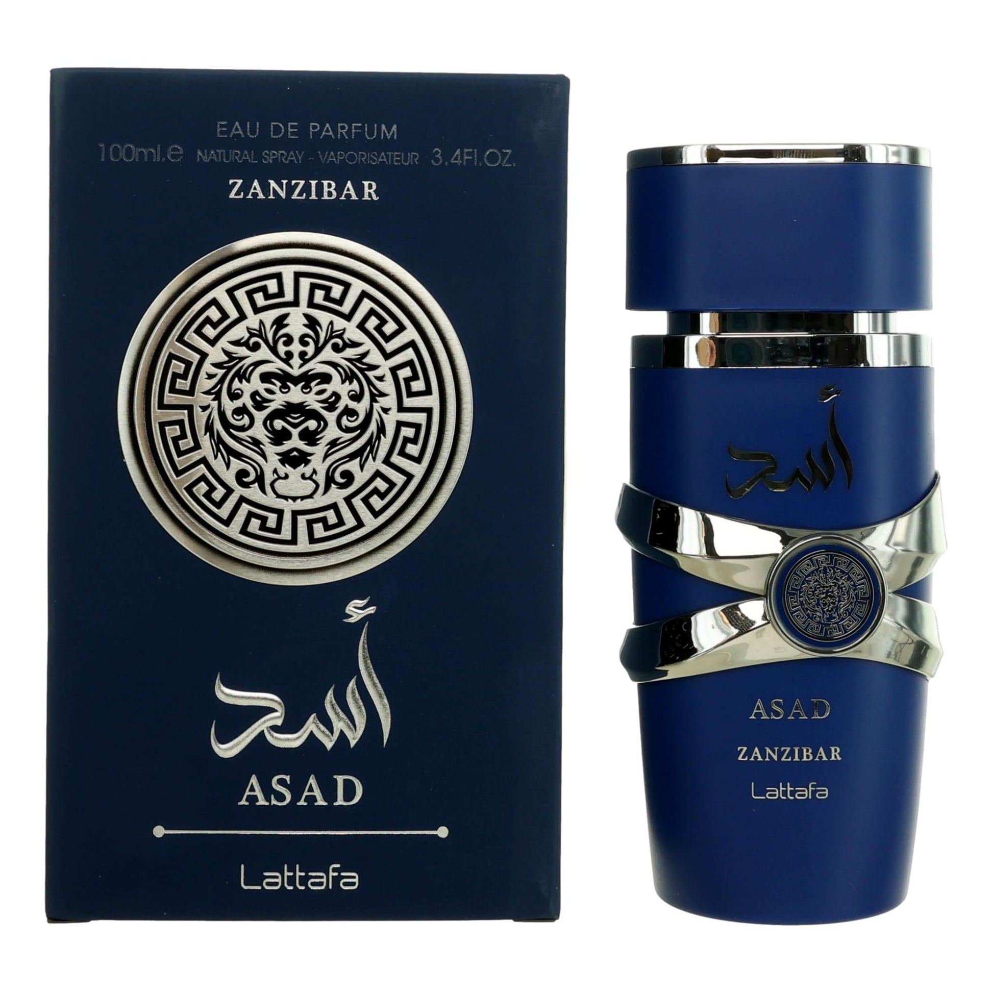 Asad Zanzibar by Lattafa 3.4 oz Eau de Parfum Spray Cologne for Men