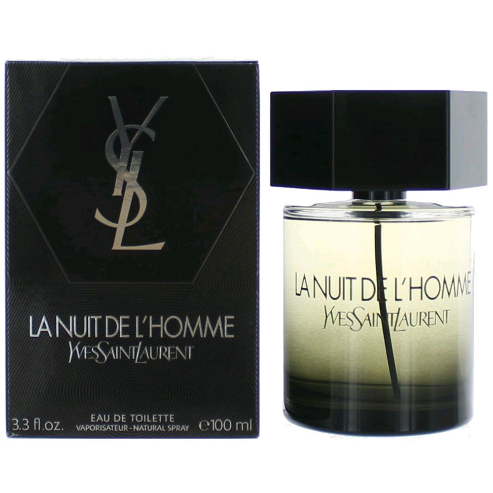La Nuit De L'Homme by Yves Saint Laurent 3.3 oz Eau de Toilette Spray Cologne for Men
