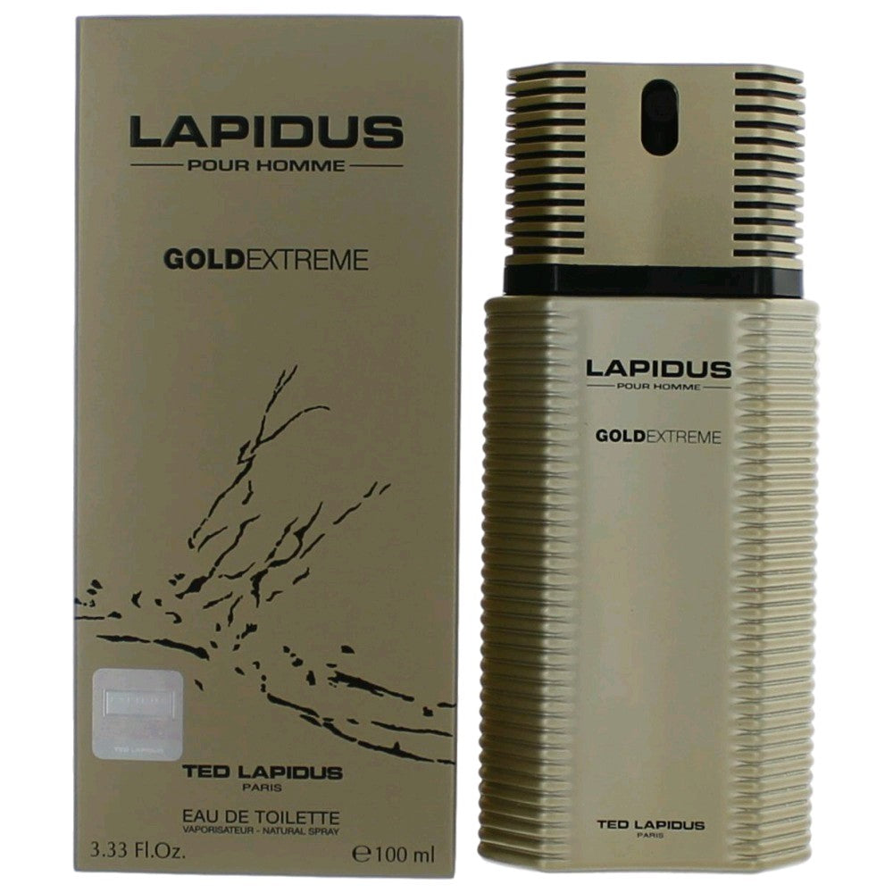 Lapidus Gold Extreme by Ted Lapidus 3.3 oz Eau de Toilette Spray Cologne for Men