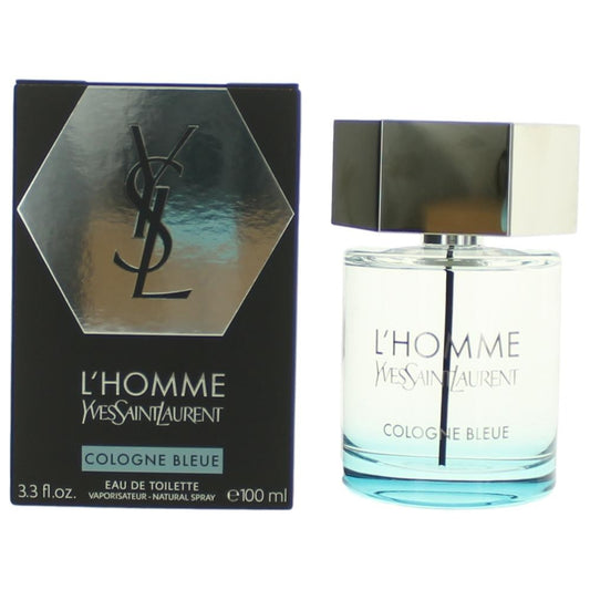 L'Homme Cologne Bleue by Yves Saint Laurent 3.3 oz Eau de Toilette Spray Cologne for Men