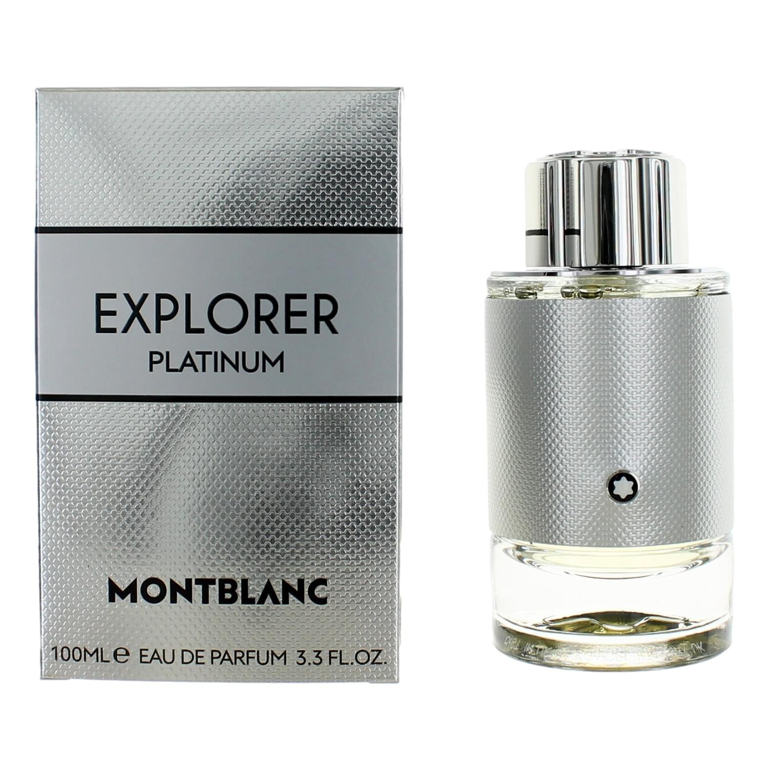 Explorer Platinum by Mont Blanc 3.3 oz Eau de Parfum Spray Cologne for Men